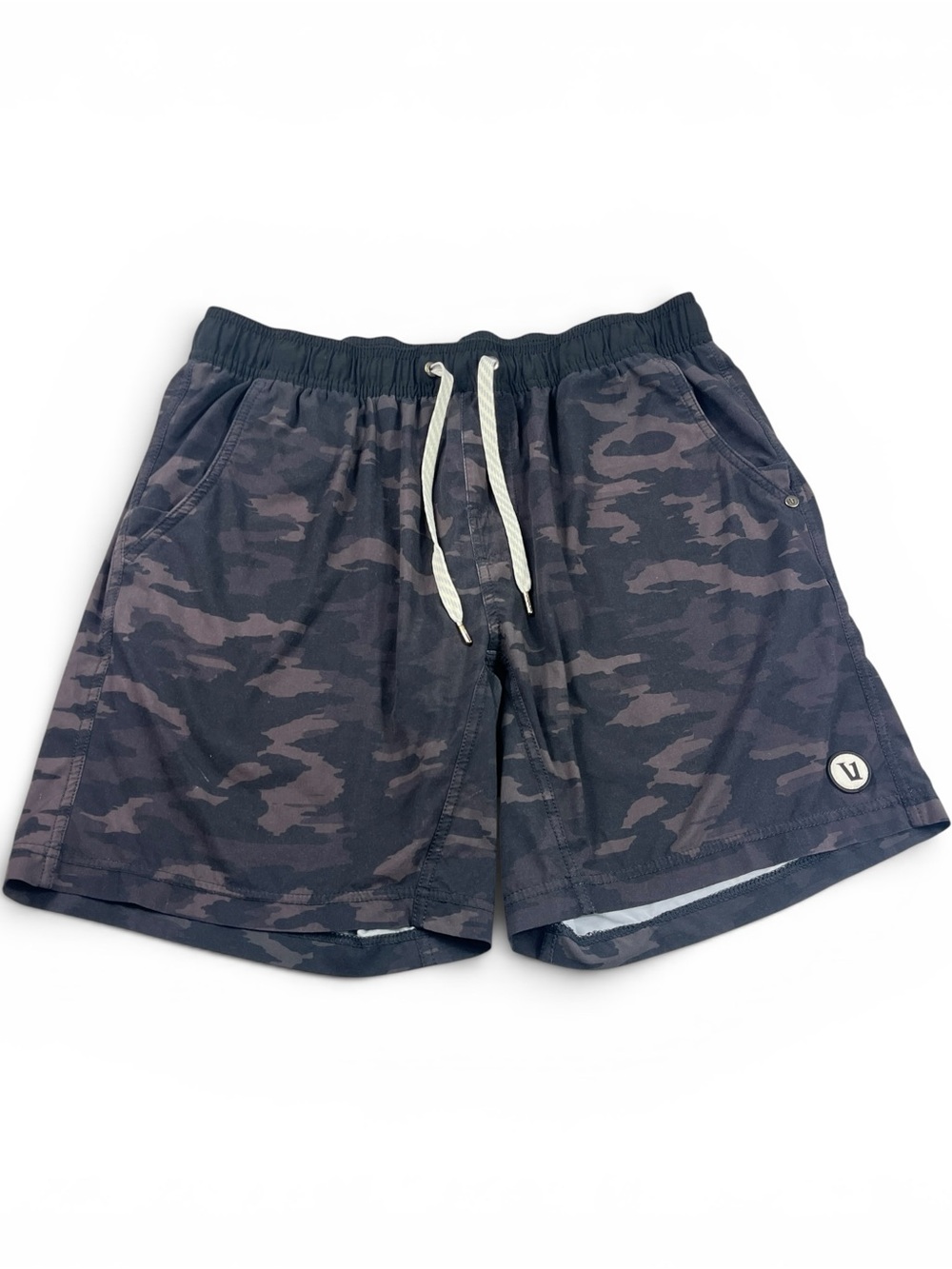 Vuori Kore Shorts Camo Lined All Purpose Yoga Performance Comfort Lightweight 30